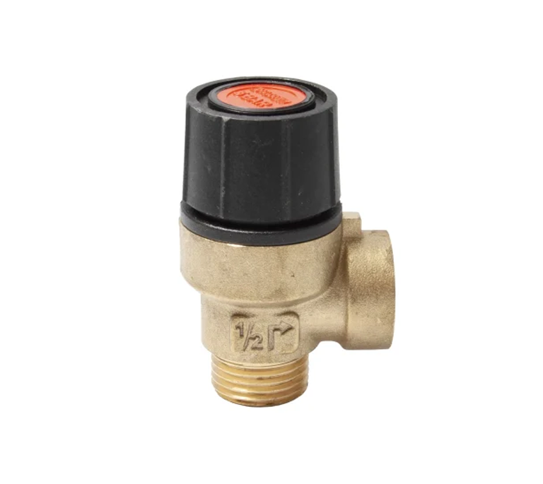 Emmeti Pressure Relief Safety Valve - 3 Bar - 1/2" M x F - 00206030