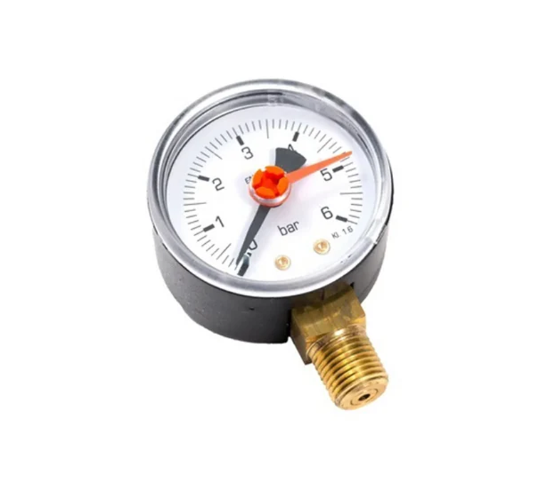 Emmeti Pressure Gauge - 6 Bar (Bottom Connection) - 00616024