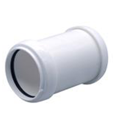 FloPlast Push Fit Waste - Coupling - 40mm White - WP08W