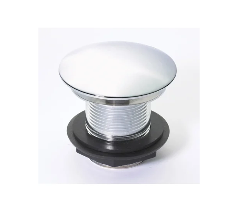 Peerless Free Flow Basin Waste - Unslotted - 1 1/4" - Chrome - (50mm Tail) - 201325