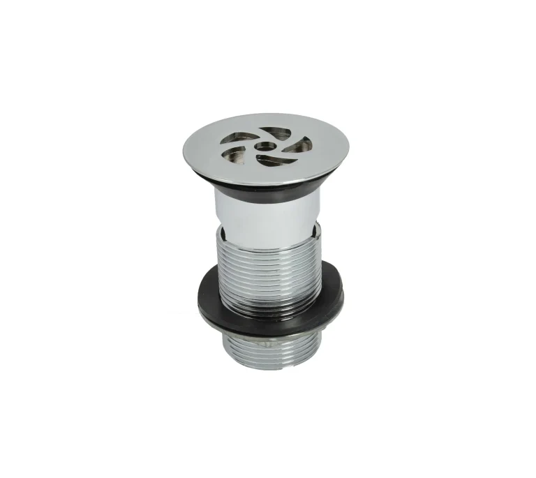 Peerless Flush Grated Waste - Slotted - 1 1/4" - Chrome - (Metal Backnut) - 201430
