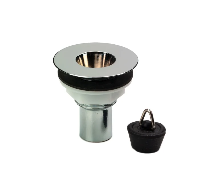 Peerless Poly Plug Caravan Waste - Unslotted - 3/4" - Chrome - 201524