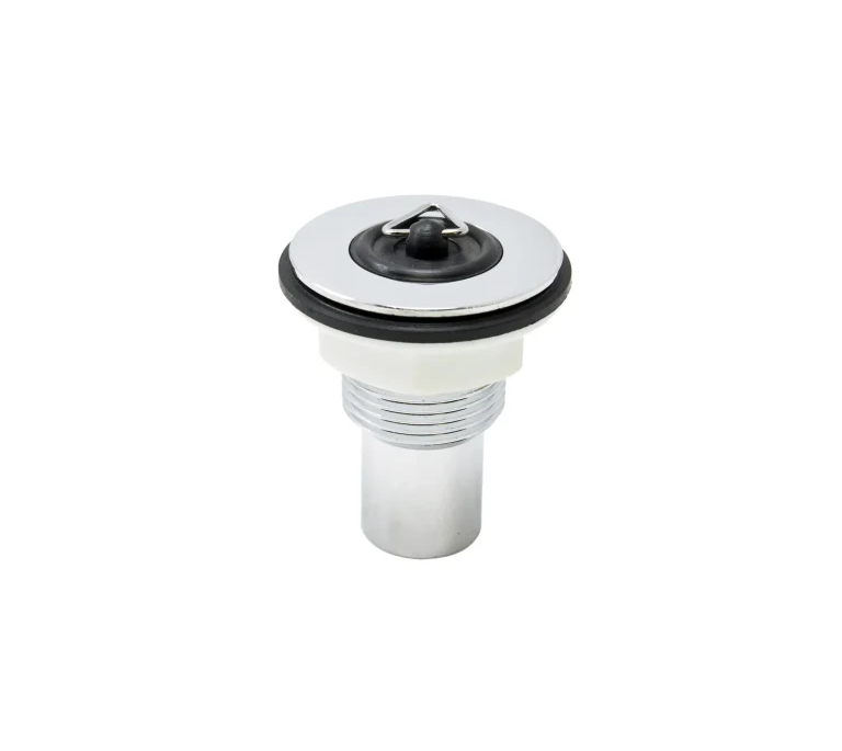 Peerless Poly Plug Caravan Waste - Unslotted - 3/4" - Chrome - 201646