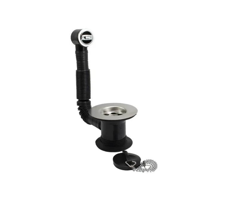 Peerless Centre Screw Combination Sink Waste - 1 1/2" - Chrome - 201706