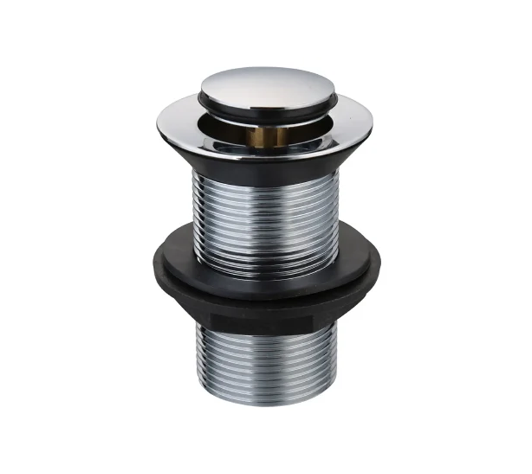 Peerless Easy Clean Clicker Basin Waste - Unslotted - 1 1/4" - Chrome - 201757