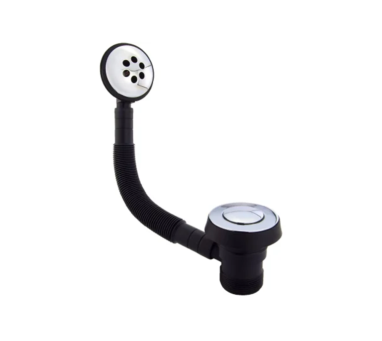 Peerless Clicker Plug Bath & Overflow Combination Waste - 1 1/2" - Chrome - 201995