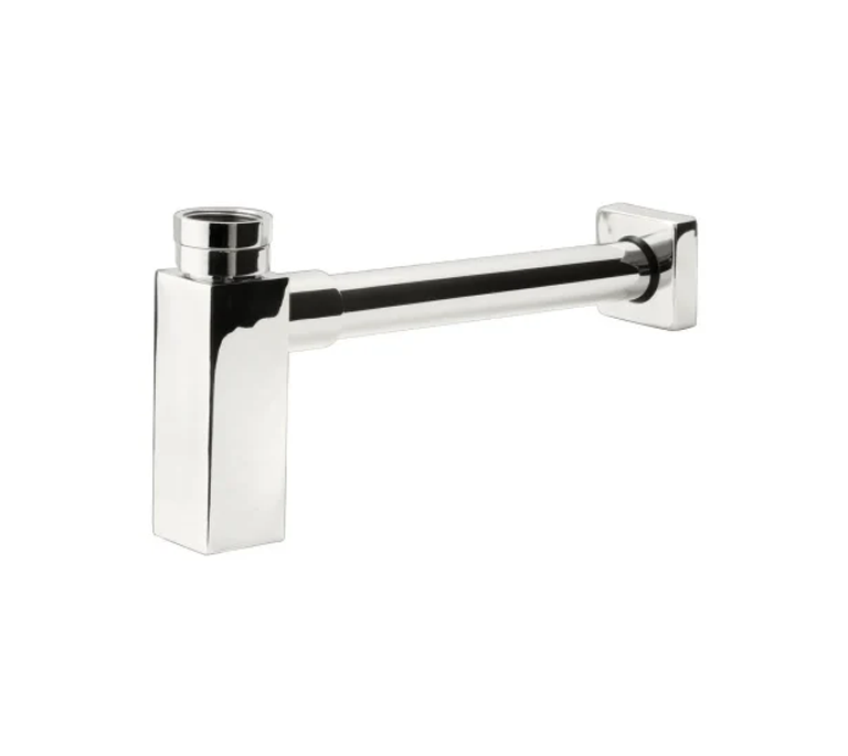 Peerless Square Bottle Trap - 1 1/4" - Chrome - 202163