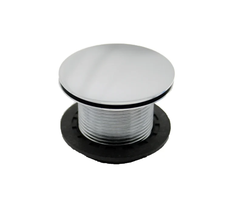 Peerless Flat Mushroom Clicker Plug Bath Waste - 1 1/2" - Chrome - 202195