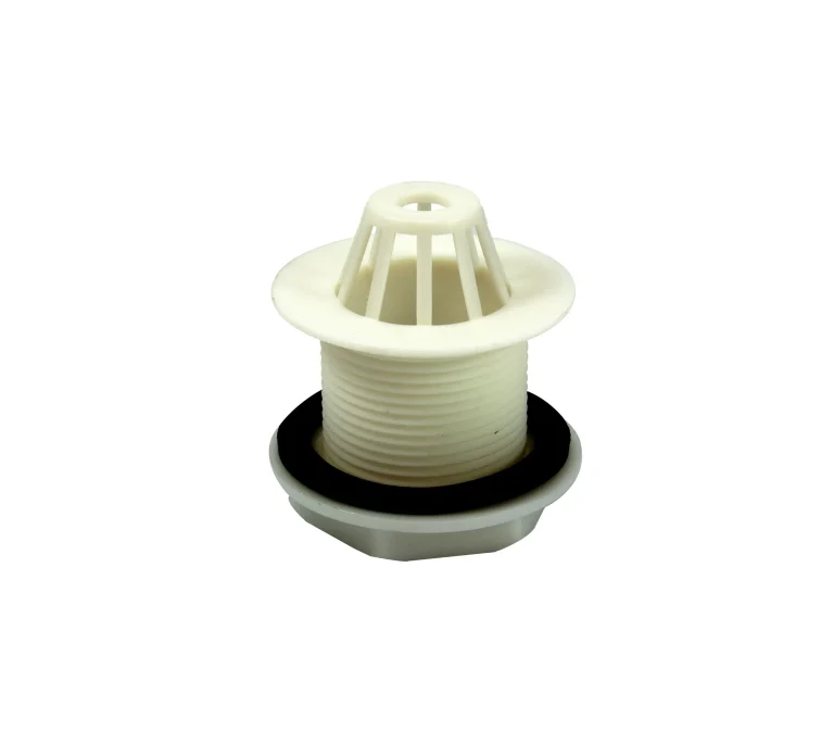 Peerless Domed Top Plastic Urinal Waste - Unslotted - 1 1/2" - White - 202207