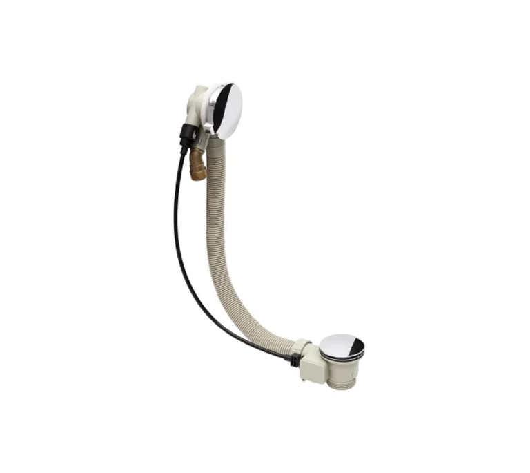 Peerless Mushroom Pop Up Overflow Bath Filler - 1 1/2" - Chrome - 202480