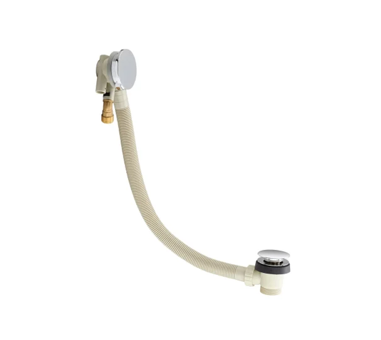 Peerless Clicker Pop Up Overflow Bath Filler - 1 1/2" - Chrome - 202490