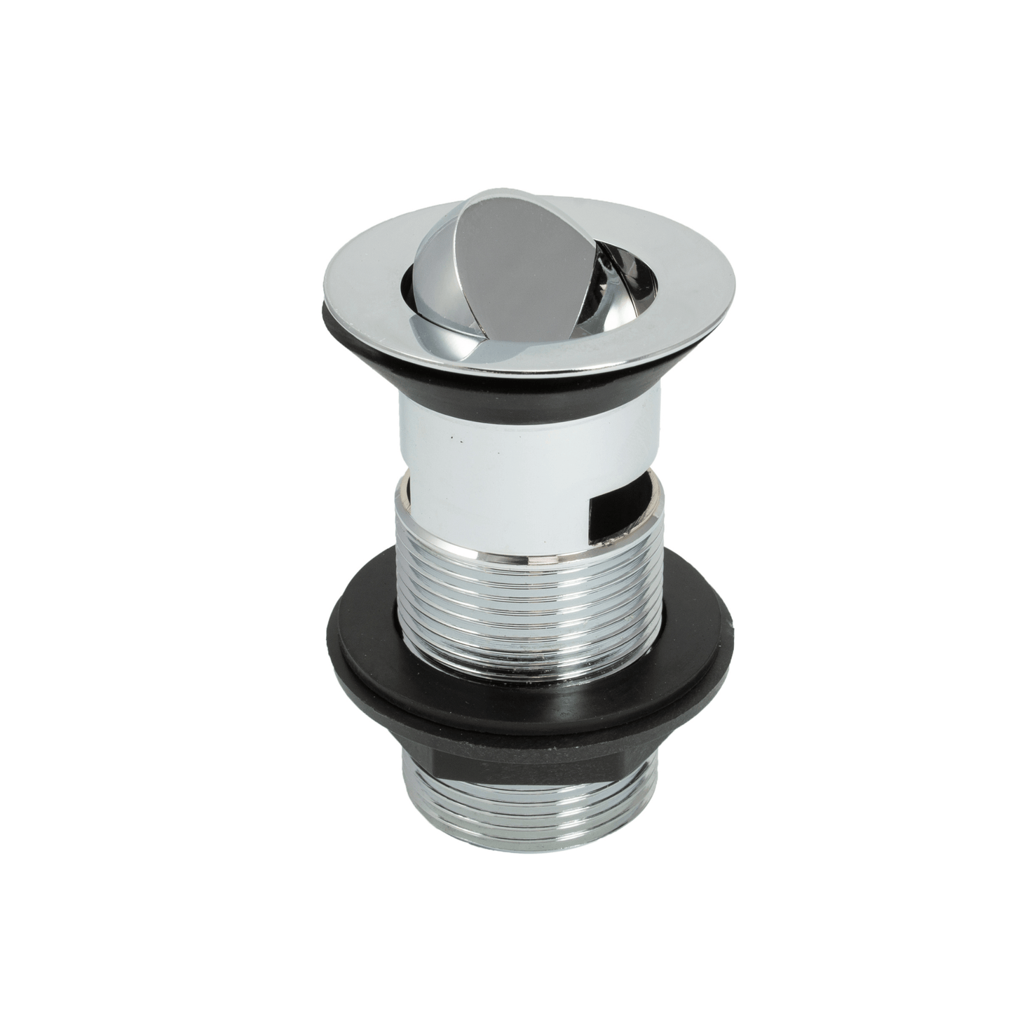 Peerless Stainless Steel Flip Plug Basin Waste - Slotted - 1 1/4" - Chrome - 205200