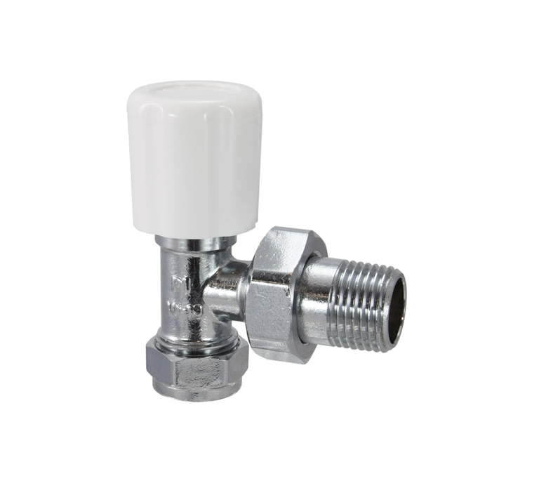 Trent Radiator Valve - 15mm Angled - 3/4" Nut