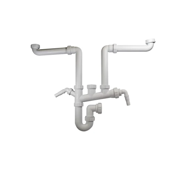 P1 Peerless Space Saving Double Bowl Sink Kit - 1 1/2" - 340750