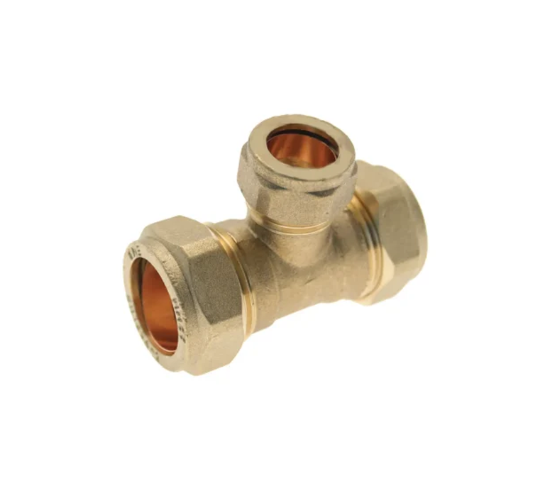 Heavy Pattern Compression - Branch Reducing Tee - 54mm x 54mm x 42mm