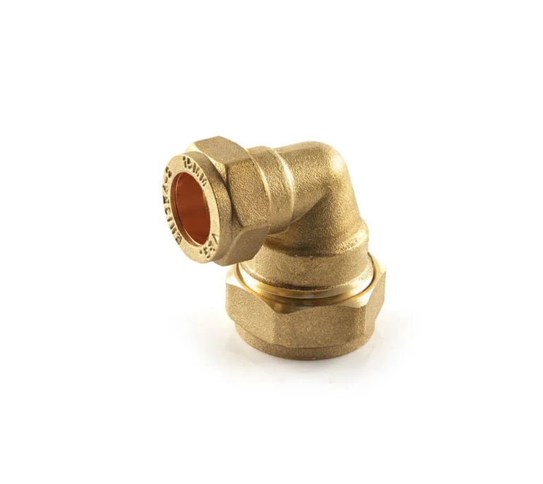 Heavy Pattern Compression - Reducing Elbow - 22mm x 15mm