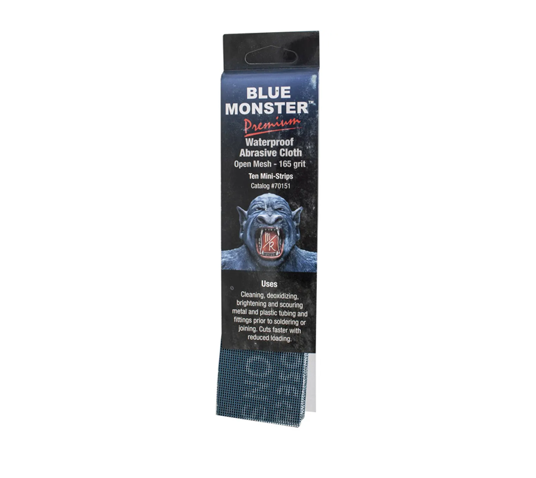 Blue Monster Abrasive Strips (Pack of 10) - 70151