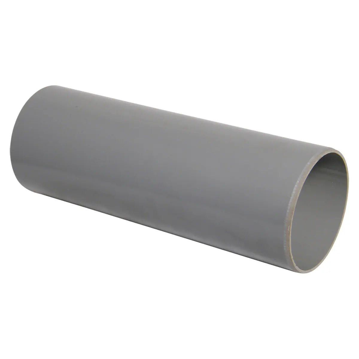 FloPlast 110mm Ring Seal Soil - 4m Plain Ended Soil Pipe - Grey - SP2G