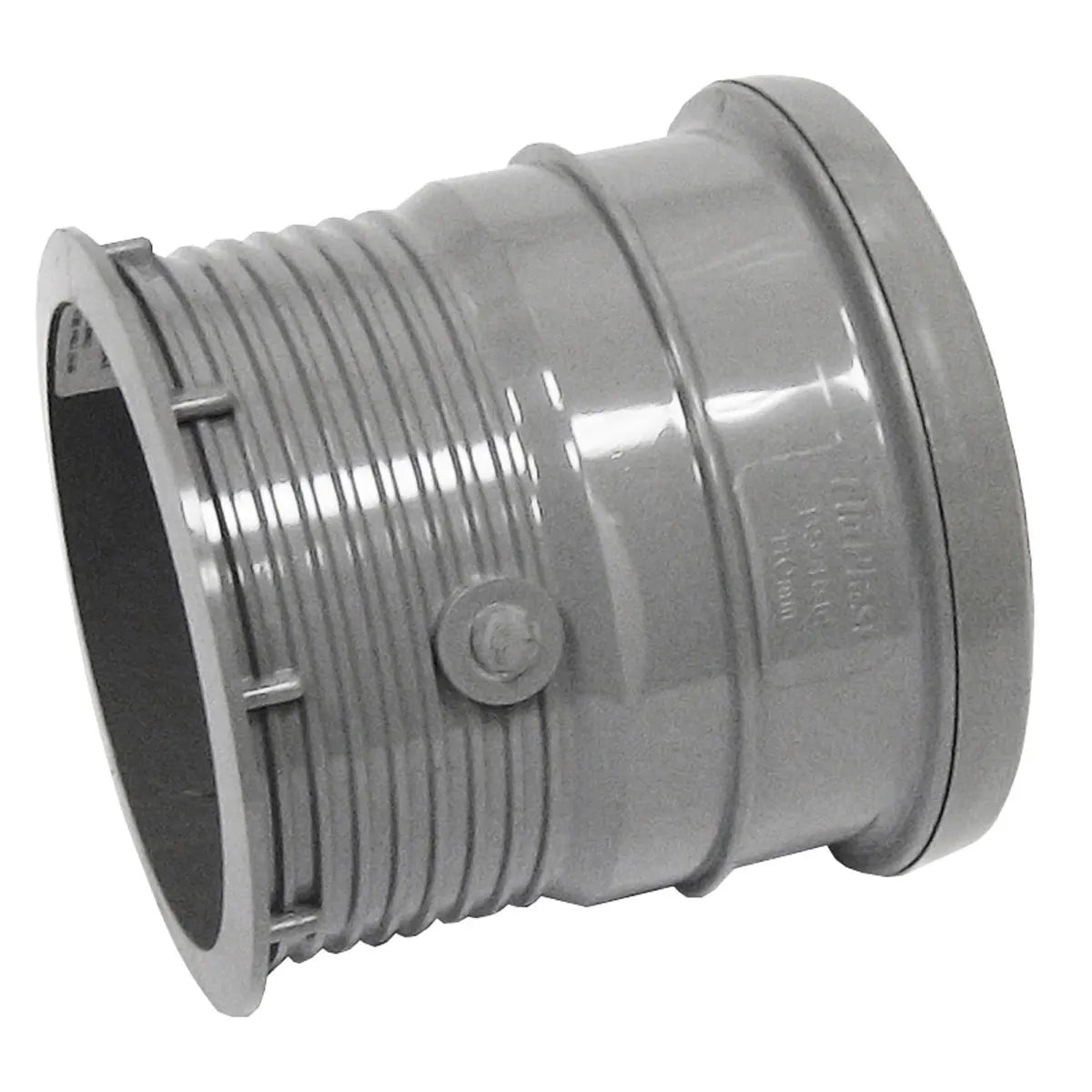 FloPlast 110mm Ring Seal Soil - Drain Connector - Grey - SP107G