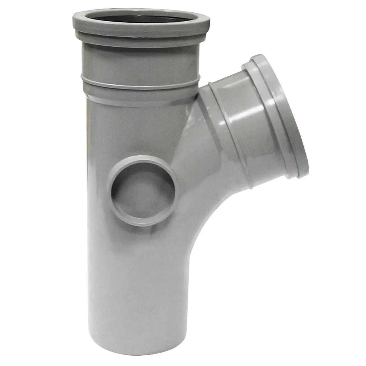 FloPlast 110mm Ring Seal Soil - Branch 112.5° - Grey - SP200G