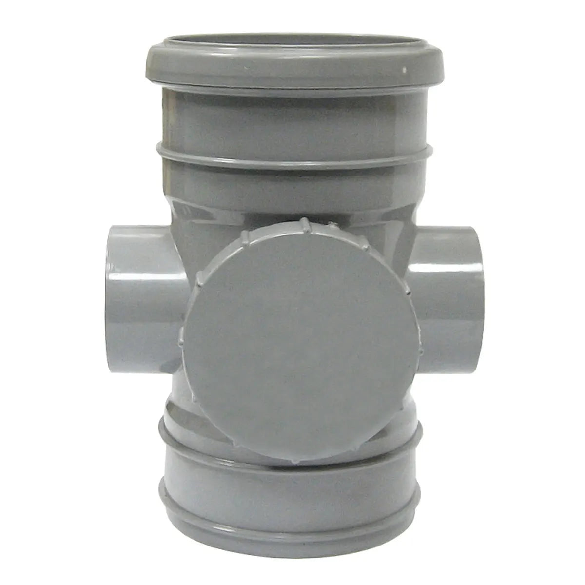 FloPlast 110mm Ring Seal Soil - Access Pipe Socket/Solvent Weld - Grey - SP275G