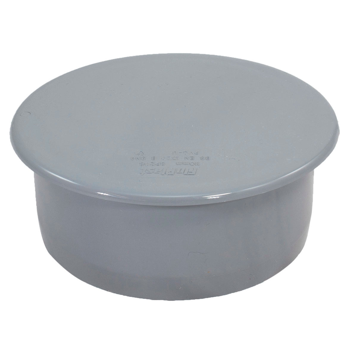 FloPlast 110mm Ring Seal Soil - Socket Plug - Grey - SP296G