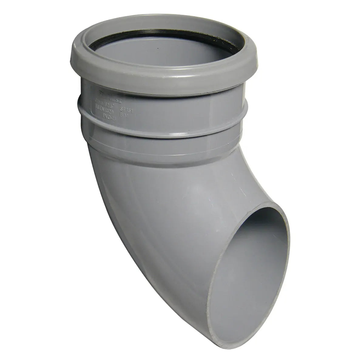 FloPlast 110mm Ring Seal Soil - Round Shoe - Grey - P161AG