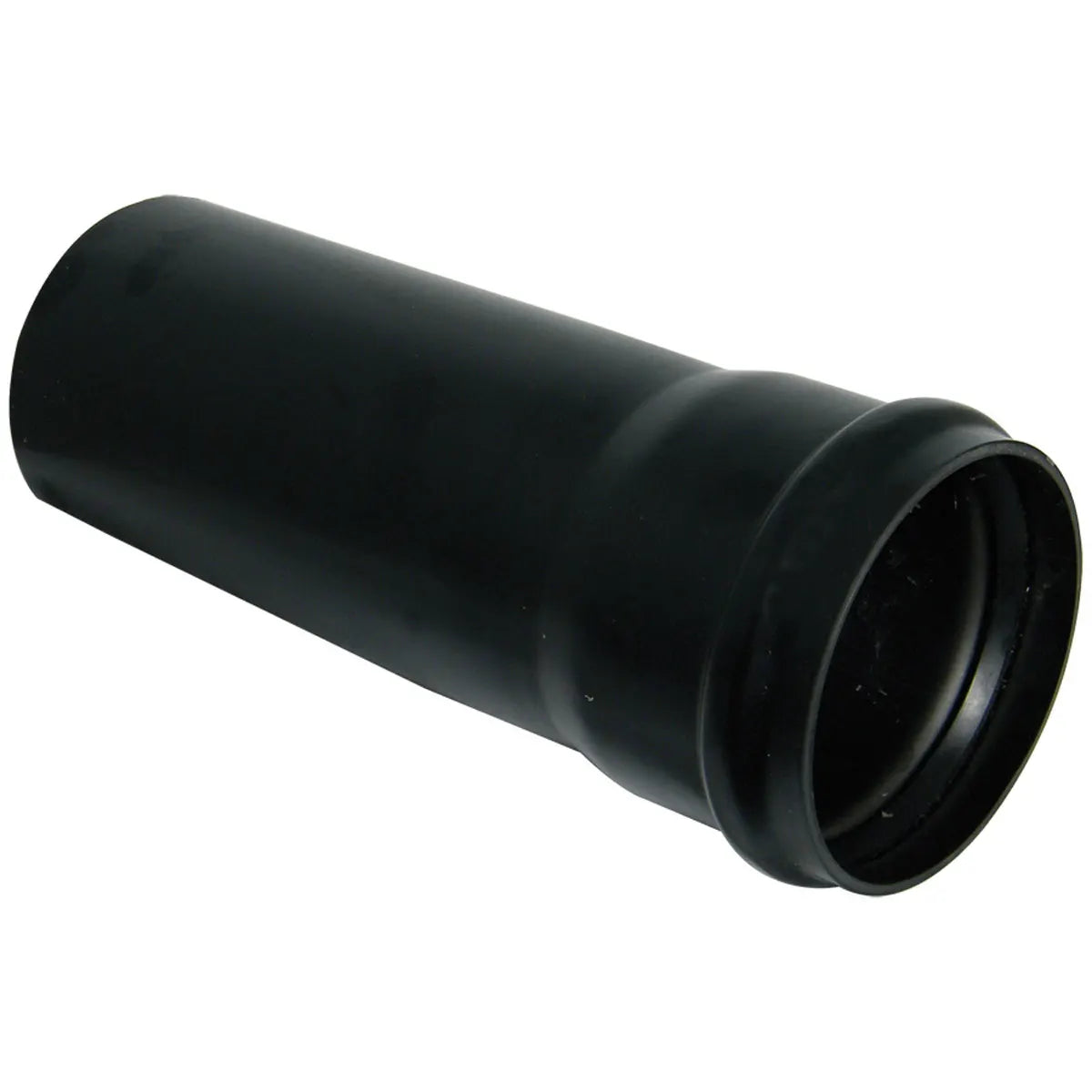 FloPlast 110mm Ring Seal Soil - 4m Single Socket Soil Pipe - Black - SP4B