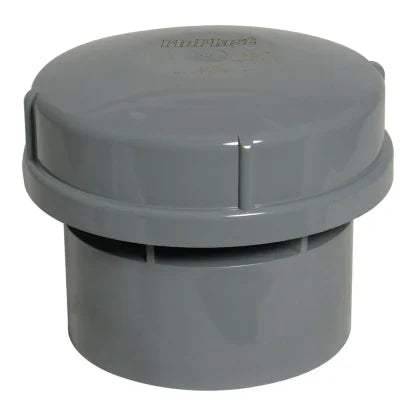 FloPlast Solvent Weld Air Admittance Valve - 110mm Grey - AV110G