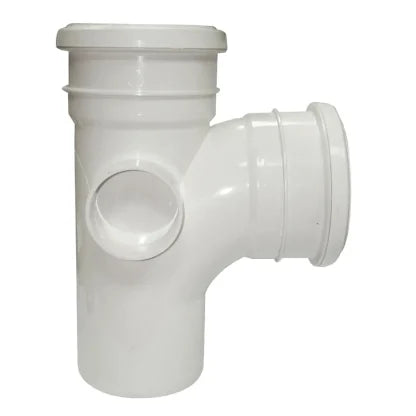 FloPlast 110mm Ring Seal Soil - Branch 92.5° - White - SP190W