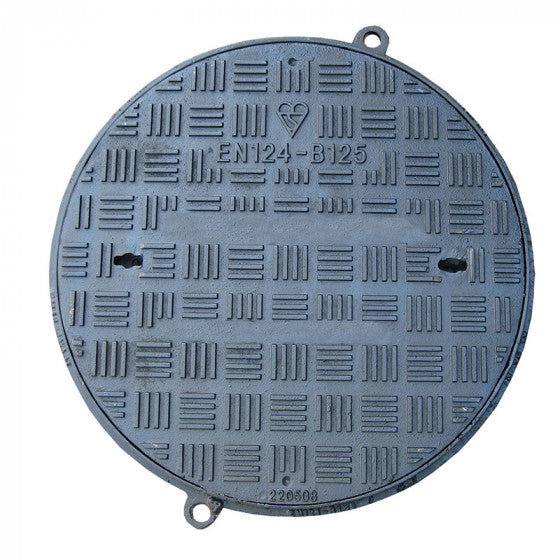 FloPlast 110mm Underground Drainage - 450mm Ductile Iron Cover & Frame (B125) - D934