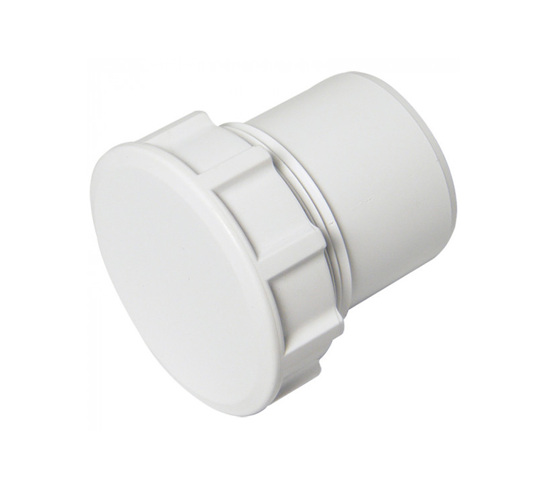 FloPlast ABS Solvent Weld Waste - Access Plug - 50mm White - WS32W