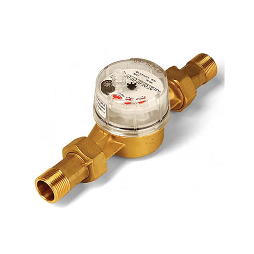 Altecnic USLF Super Dry Single Jet Cold Water Meter - 1 Litres/Pulse - 1/2" MBSP x MBSP - GG-USLF15P1