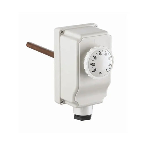 Altecnic Adjustable Immersion Thermostat - 100mm Stem SPDT - 0/90°C - 1/2" Pocket - IM-TC2/542470
