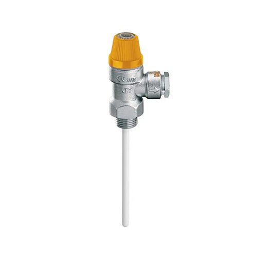 Altecnic Solar Pressure & Temperature Relief Valve - 6 Bar - 1/2" MBSP x 15mm - 309461