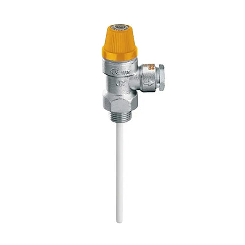 Altecnic Solar Pressure & Temperature Relief Valve - 6 Bar - 3/4" MBSP x 22mm - 309561