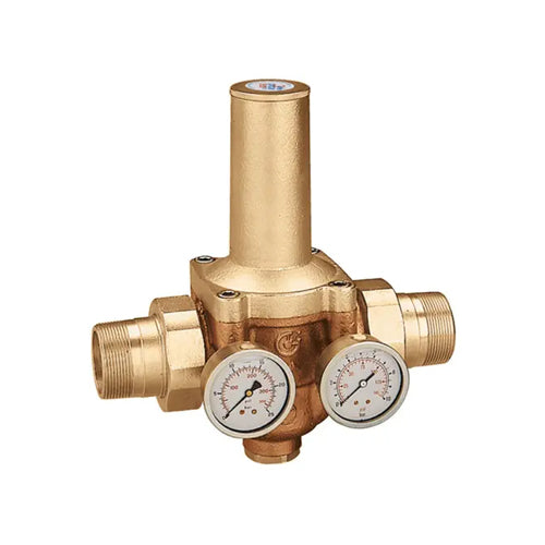 Altecnic Prescal 536 Pressure Reducing Valve with Pressure Gauges - 2" MBSP x MBSP - 536591