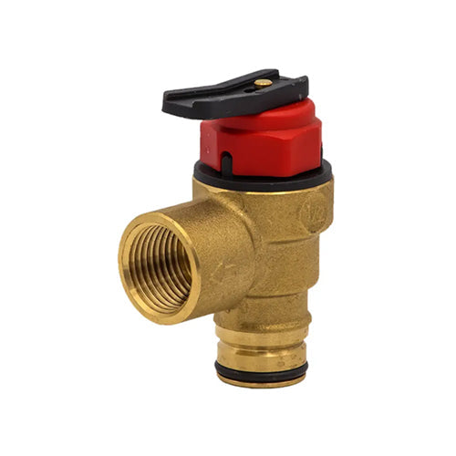 Altecnic Lever Top Boiler Pressure Relief Valve - 3 Bar - 1/2" Pushfit x F - 312408BRT