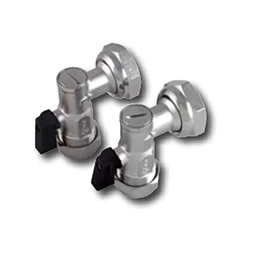 Altecnic Art 5213 - MX Isolating Valves with Test Point and Black Lever - 15mm - AI-499A05BAG