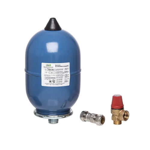 Altecnic Water Heater Pack 2: Expansion Vessel, Pressure Relief Valve, Single Check Valve - CA-100149