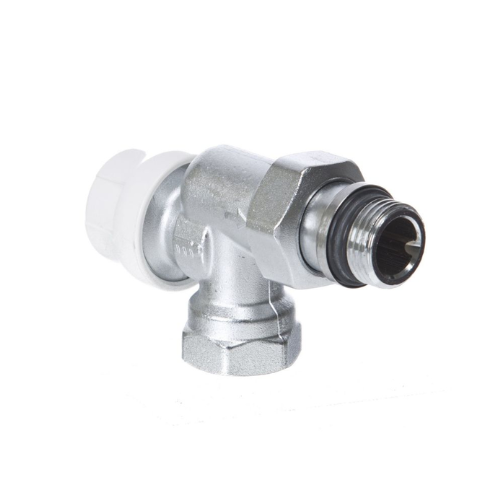 Altecnic Commercial Thermostatic Radiator Valve (Non-Reversible) Horizontal Sensor - Angled - 1/2" F x 1/2" M BSP - 224402