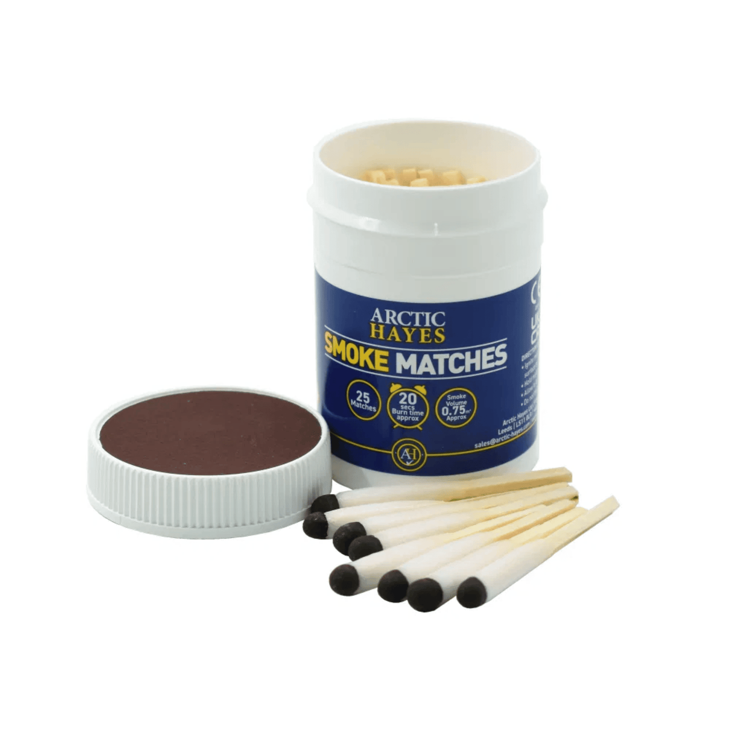 Arctic Hayes Smoke Matches (Tub of 25) - A333000