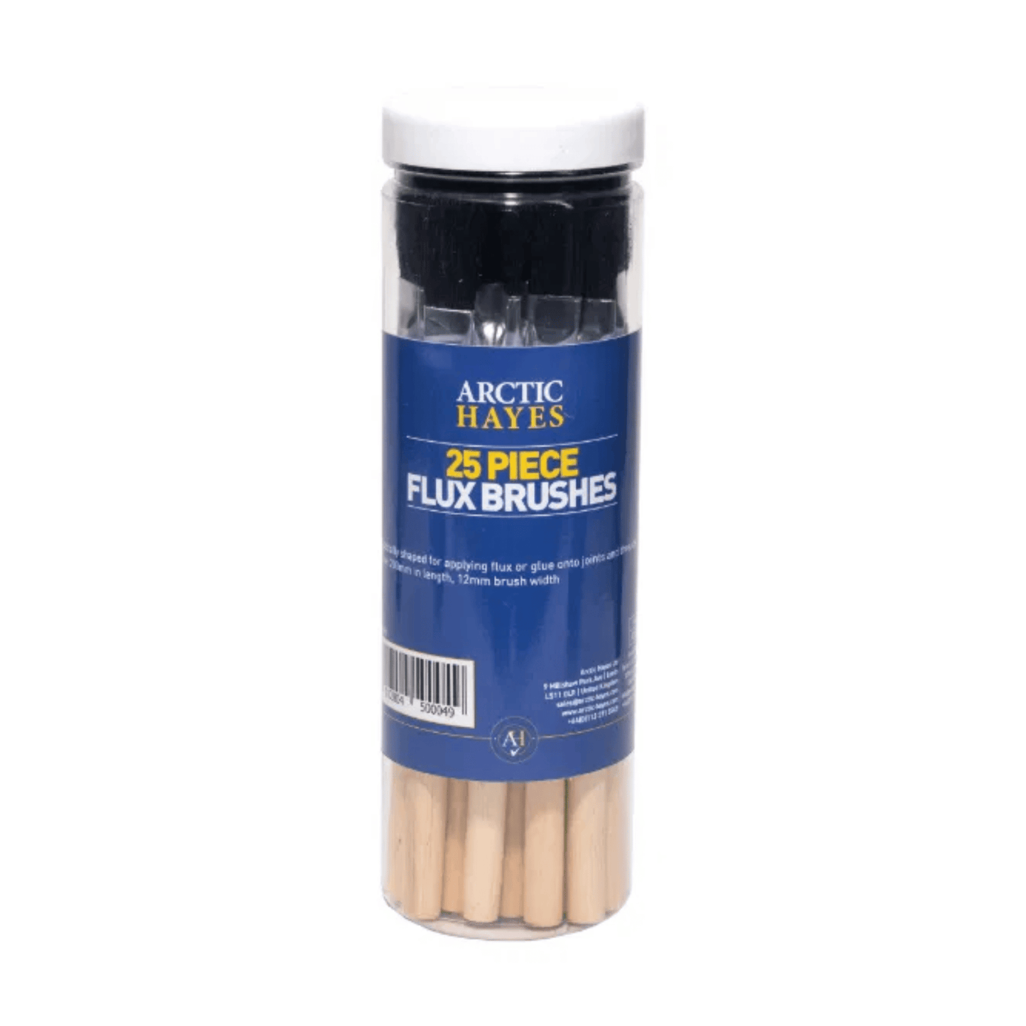 Arctic Hayes Flux Brushes (Tube of 25) - A66055