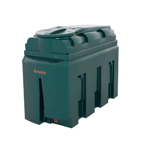 Atlantis Plastic Bunded Oil Tank - Slimline - 1200 Litre - TAN.BUP.R-1200