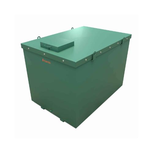 Atlantis Fire Resistant Steel Triple Skinned Bunded Oil Tank with 30 min. Integral Fire Resistance - 2250 Litre - TAN.FPS.30-2250