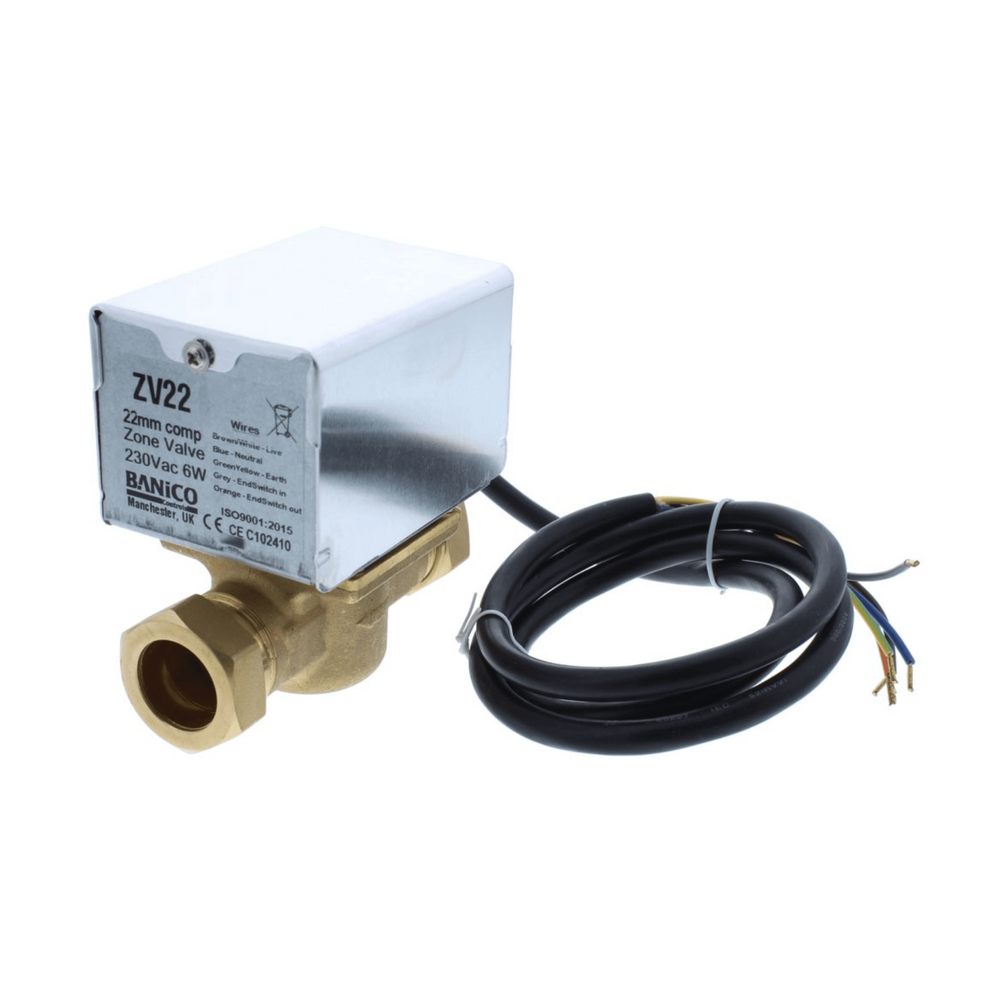 Banico 2 Port Motorised Zone Valve - 22mm - ZV22