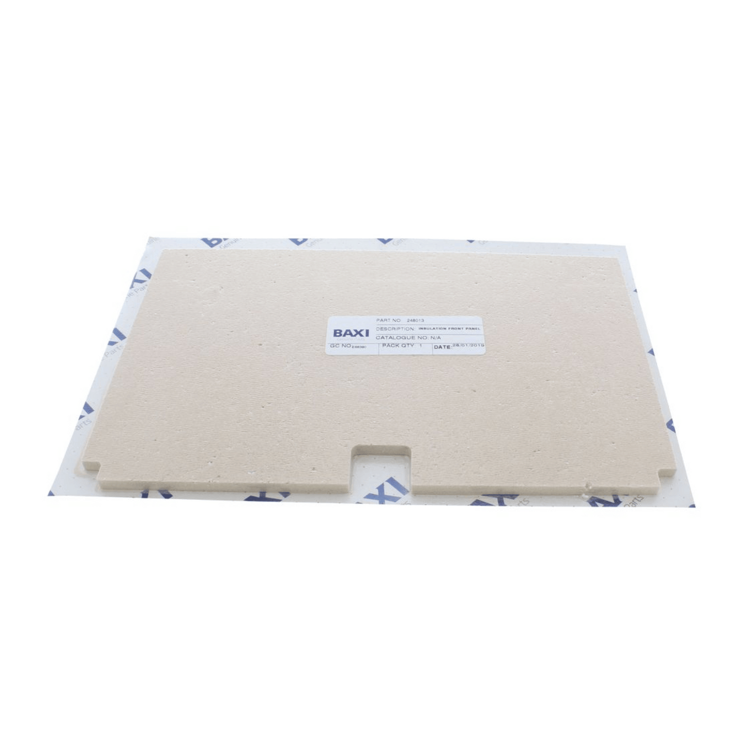 Baxi Insulation Front Panel - Combi/System - 248013