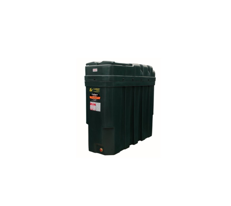 Carbery Rectangular SuperSlim Bunded Oil Tank - 1000 Litre - BTGR01000R
