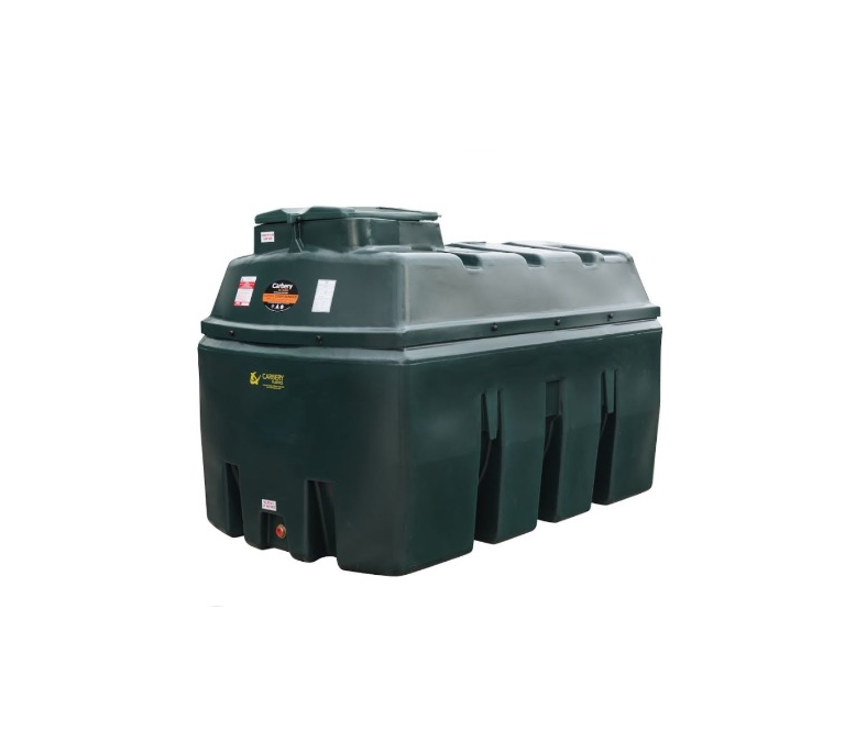 Carbery Horizontal Bunded Oil Tank - 2500 Litre - BTGR02500H