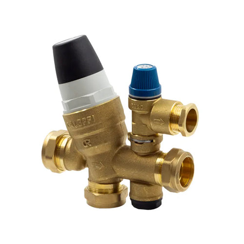 Caleffi Series 535 Circlip Multibloc - 3.5 & 8 Bar - 28mm - 535104HCST